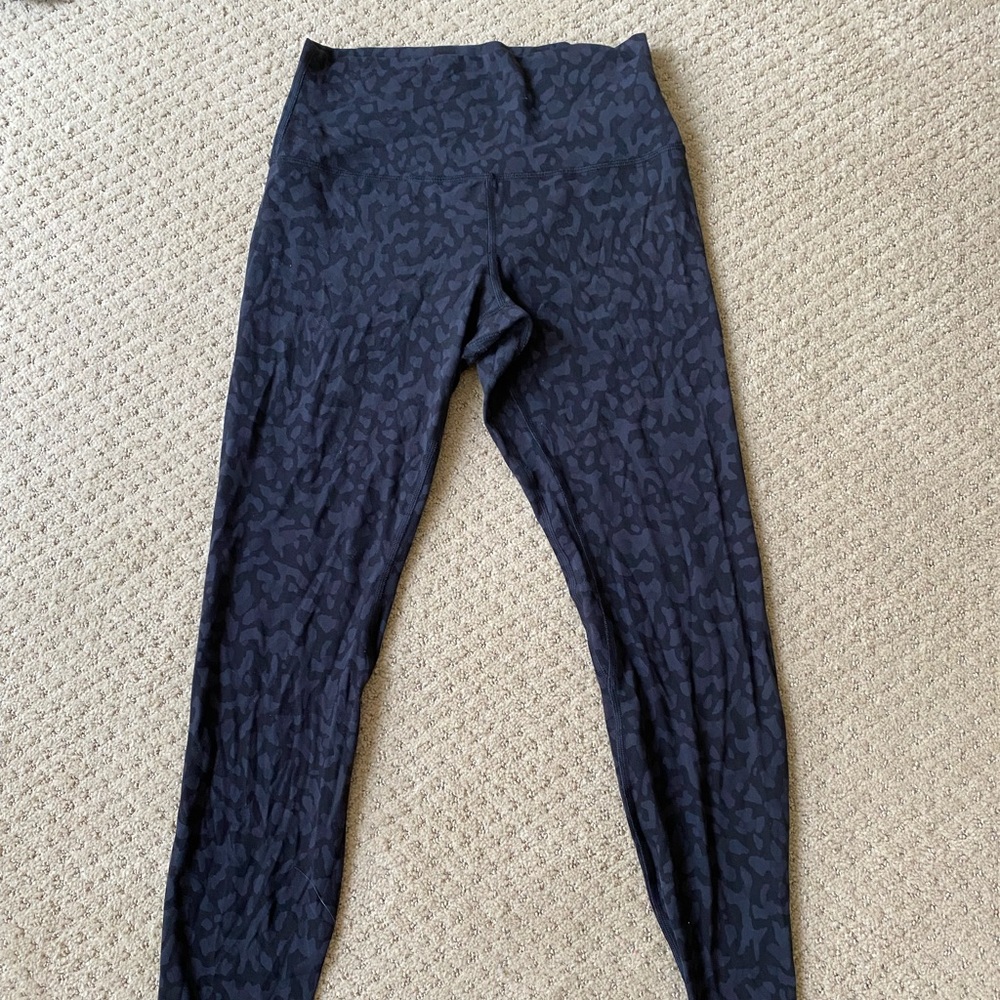 Lululemon align leggings size 8 black and gray